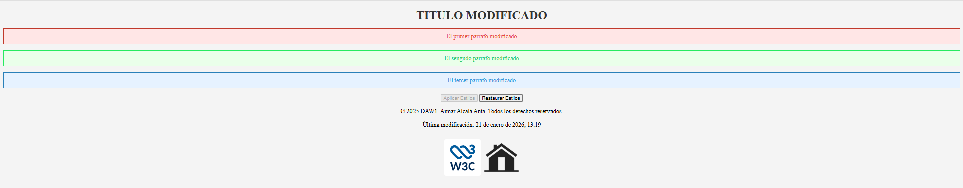 Captura de pantalla de Ejercicio 1 UT3